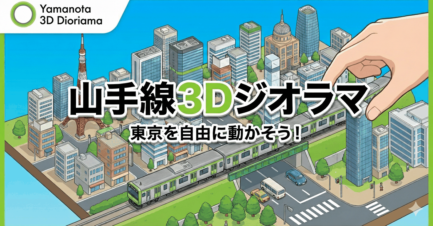 山手線 3Dジオラマ スクリーンショット